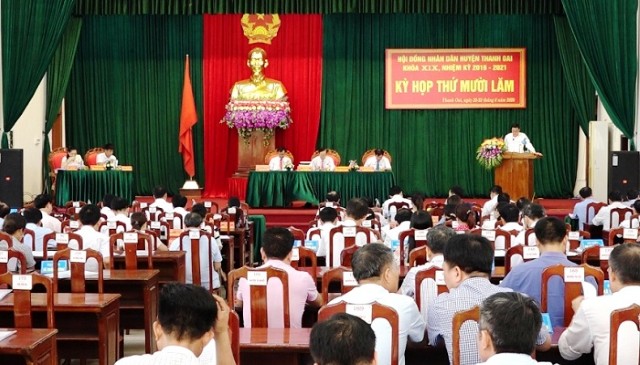 HĐND huyện Thanh Oai khóa XIX họp kỳ thứ 15